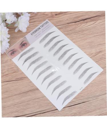 Didiseaon 2pcs 3d Eyebrow Stickers Temporary Eyebrows Artificial Eyebrow Woman Transfer Stickers Water Proof - Buy Online on GoSupps.com