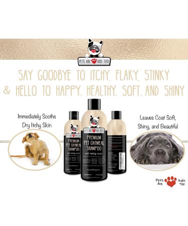 Pet Oatmeal Anti-Itch Shampoo & Conditioner - Soothes Allergies, Dry Skin & Itchiness! Smells Amazing! (1 btl) - Buy Online on GoSupps.com