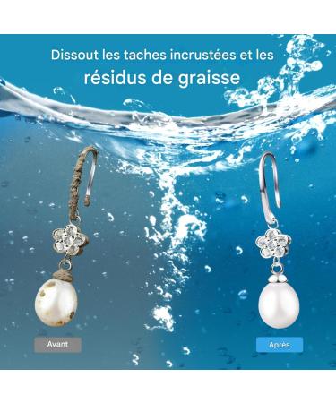  G n rique Ultrasonic Eyeglass Cleaner - Ultrasonic Cleaning Device For Silver And Dentures | Rechargeable 3 Modes Cleaner for Eyeglasses Dentures Rings Bracelets Watches - Daily Wash - Buy Online on GoSupps.com