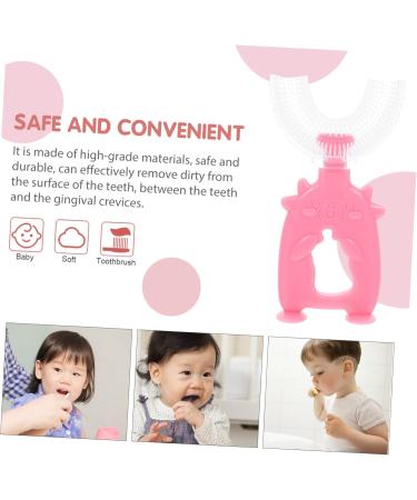 Beaupretty U-Shaped Toothbrush for Kids - 18 Pack Portable Soft Fur Hand Brush | Whole Mouth Cleaning - Buy Online on GoSupps.com