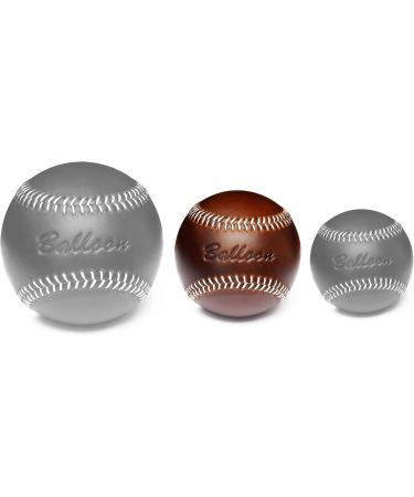Shop Leather Brown Balloon Massage Ball - 8cm Fascia Relief Ball in Cotton Bag | Buy Individually or as Set - International Shipping Available - Buy Online on GoSupps.com