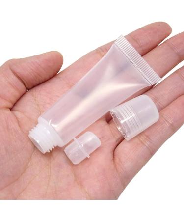 30Pcs-10ml Mini Clear Refillable Empty Tubes Lip Gloss Balm Container Soft Tubes Makeup Box Shampoo Samples Empty Tubes with Screw Cover - Buy Online on GoSupps.com