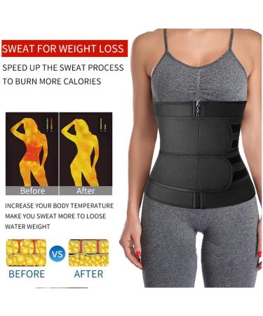 Shop Aoleytech Women's Waist Trainer Corset | Adjustable Sweat Belt for Effective Belly Trimming & Workout Support - Buy Online on GoSupps.com
