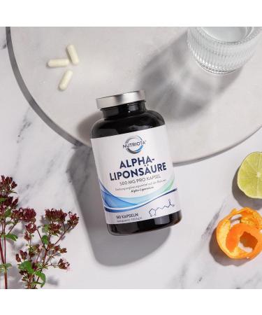 Alpha Lipoic Acid 500mg | 180 Vegan Capsules for Inflammation Blood Sugar Support & Nerve Health | Relief for Tingling Feet & Hands - Buy Online on GoSupps.com