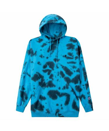 Champion Big and Tall Hoodie for Men  Big and Tall Mens Pullover Fleece Hoodies Turquoise/Black 3X