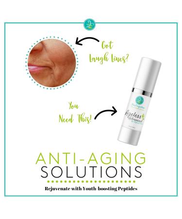 Ageless Advanced Age-Defying Serum with Peptides & Hyaluronic Acid - Anti-Aging Skin Firming Solution - Buy Online on GoSupps.com