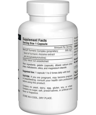 Source Naturals Meriva Turmeric Complex 500mg â€“ 120 Capsules for Joint Support & Immune Boost - Buy Online on GoSupps.com