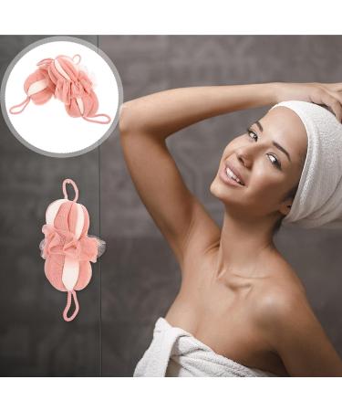 KALLORY 2Pcs Exfoliating Bath Loofah Sponge Set - Shower Scrubber & Body Scrubber for Ultimate Cleanse | International Shipping - Buy Online on GoSupps.com