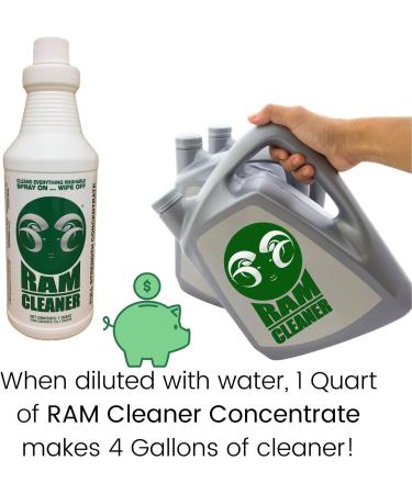 RAM All-Purpose Cleaner & Degreaser Concentrate 1 Quart - Powerful Eco-Friendly Cleaning Solution for Home & Business - Buy Online on GoSupps.com