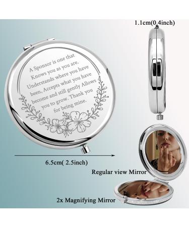 KUIYAI Sponsor Gift Sponsor Pocket Mirror Sponsor Thank You Gift Thank You For Being Mine Compact Mirror For Women (sponsor mirrorUK) - Buy Online on GoSupps.com