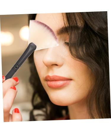 FRCOLOR 12pcs Peel Mask Shape Glycolic Slim Fiber Handheld Travel Fan & Highlighting Makeup Brush - Perfect Facial Tools for Girls | Reliable Bristle & Acid Masks - Buy Online on GoSupps.com