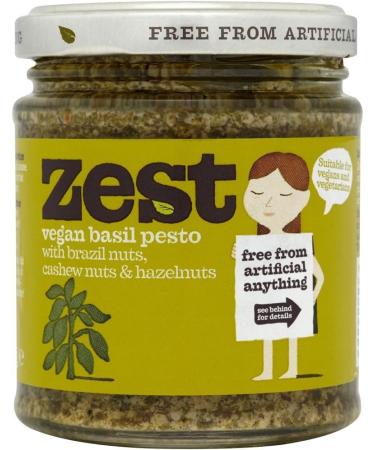Zest | Basil Pesto Vegan | 6 x 340G - Buy Online on GoSupps.com