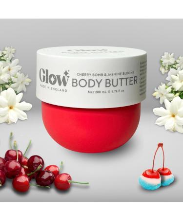 Nourishing Body Butter 200ml - Firming Moisturizer for Supple & Smooth Skin - Includes ShopZee Skincare eBook (Cherry Bomb & Jasmine Blooms) - Buy Online on GoSupps.com