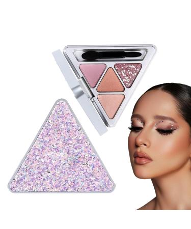 Eyeshadow Palette For Brown Eyes 4 Colors Blendable Bright Makeup Palette | Colorful Eyeshadow Palette Professional Waterproof Eye Shadow Highly Pigmented Makeup Palette For Teens Beginners Pochy F404#sakura Honey Tea