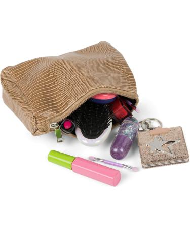 styleBREAKER Women's Brown Crocodile Look Beauty Bag | Cosmetic & Makeup Organizer - Product 02013018 - Buy Online on GoSupps.com
