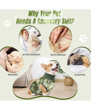 Buy Lianzimau Dogebody After Op Body Suit for Male Dogs - Wound Protection & Comfort | Tie-Dye Green Surge Suit - Buy Online on GoSupps.com
