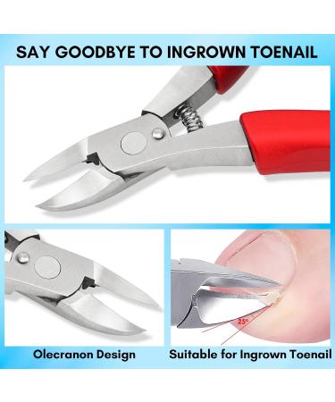 Makartt Toenail Clippers - Professional 5 in 1 Stainless Steel Set for Thick Toenails & Ingrown Toenail Removal | Ideal for Men Women & Seniors - Buy Internationally - Buy Online on GoSupps.com