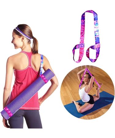 GORGECRAFT 2PCS 61 Inch Adjustable Yoga Mat Carrier Straps - Multi-Purpose Sling Band for All Yoga Mats (Colorful) - Buy Online on GoSupps.com