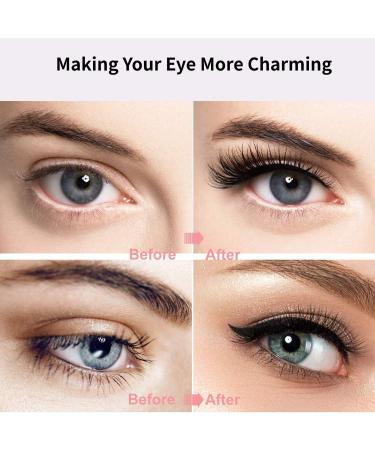 Magnetic Eyeliner and Magnetic Eyelash Kit No Glue Reusable Silk False Lashes Waterproof Natural Look Reusable 5 Magnets False Lashes and Liner with Applicator - Buy Online on GoSupps.com