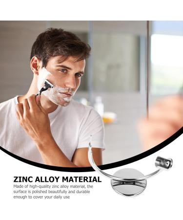 Beaupretty 3 StK Brush Holder - Zinc Alloy Shaving Brush Organizer for Safety Razor - Unique Silver Design - 10.5x8.7cm | International Shipping Available - Buy Online on GoSupps.com