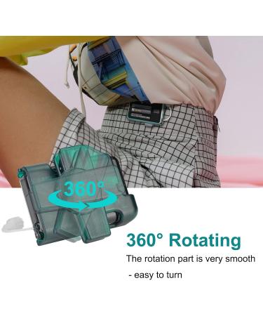 Generturbo Insulin Pump Case - Green | Tandem tSlim X2 Holster with 360 Rotating Belt Clip & Screen Protector | G4 Holder for t Slim Accessories - Buy Online on GoSupps.com