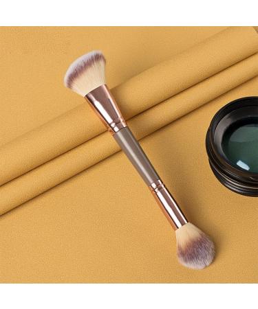 kawehiop Double Head Foundation Makeup Brush Multifunction Shadow Highlighter Powder Blush Brushes Blending Liquid Repairing Beauty - Buy Online on GoSupps.com