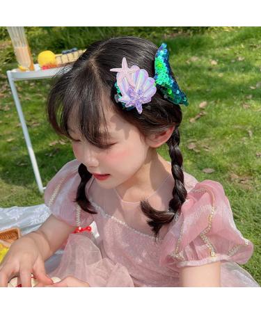 9 Pack Mermaid Hair Clips - Starfish & Shell Hairpins for Women and Girls | Beach Wedding Hair Accessories (9 Styles) - Buy Online on GoSupps.com