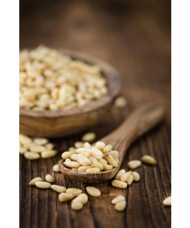Organic Pine Nuts Grade A1 - Natural Aromatic Creamy & Soft | 250 g - Premium Quality for International Shipping - Buy Online on GoSupps.com