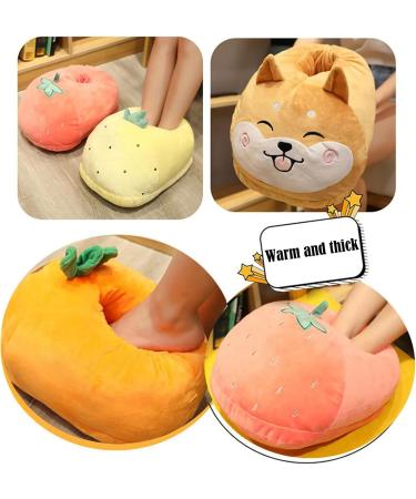 Yuemei Caricature Carrot Panda Winter Foot Warmers - Anti-Slip Shoecovers for Men & Women | Cozy Comfort for Home & Office - Buy Online on GoSupps.com