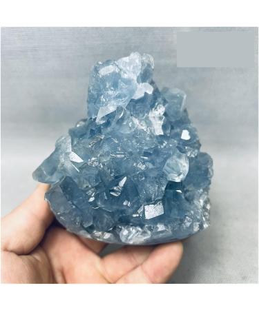 Crystal Natural Kyanite Aquamarine Stones Rainbow Geode Crystal Cluster Room Decoration Spiritual Prayer Crystal Stone 1pc Stone Collection (Color : Size 150-160mm) - Buy Online on GoSupps.com