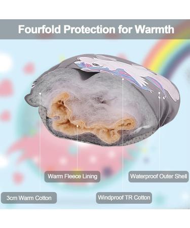 Jnuyisw Children's Ski Gloves | Waterproof & Warm Winter Gloves for Ages 2-10 | Windproof Snow Gloves for Girls | Perfect for Skiing & Snowboarding - Buy Online on GoSupps.com