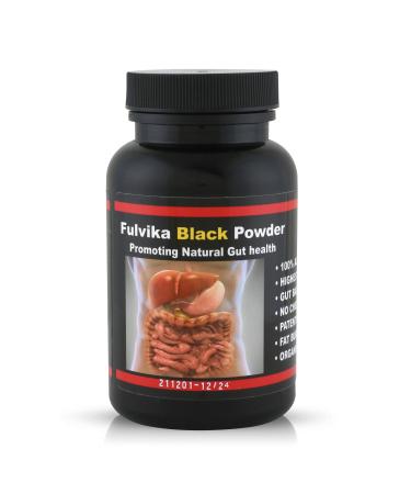74+ Trace Mineral Powder with Humic & Fulvic Acid (166 Servings)(Flavorless) Plant-Based Vegan Trace Minerals Supplement with Electrolytes & Alkaline pH (Kosher) Black Water by Fulvika Black
