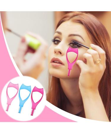 LIAMGUS 3 in 1 Mascara Shield Applicator Guard 3 PCS Make-up Eyelid Shield Eyelash Shield Eyelash Comb Cosmetic Tool Eyelash Combs for Women Girls Beginners - Buy Online on GoSupps.com