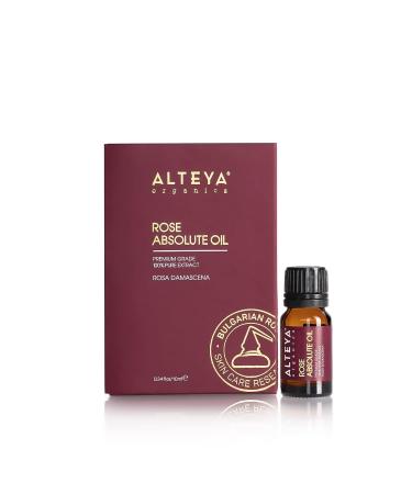 Alteya Organics Bulgarian Rose Absolute - 100% Pure Rose Oil 10ml | Authentic Rosa Damascena | Fresh & Certified - Buy Online on GoSupps.com