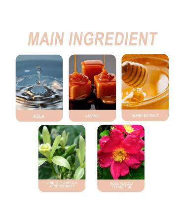 Caramel Cascade Perfume Unisex Fragrance Women Indulge in The Rich Elegance of A Gourmet Fragrance Experience Enhance Your Charm 50ML (2 Pcs) - Buy Online on GoSupps.com