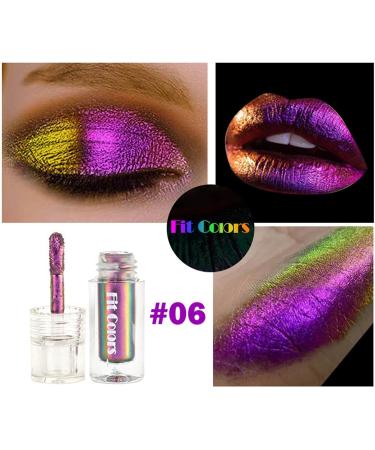 Chameleon Eye Shadow - Liquid Eyeshadow - Glitter Shimmer Eyeshadow Waterproof Long Lasting Eyeshadow Sparkling Eye Shadow Makeup F:06# - Buy Online on GoSupps.com
