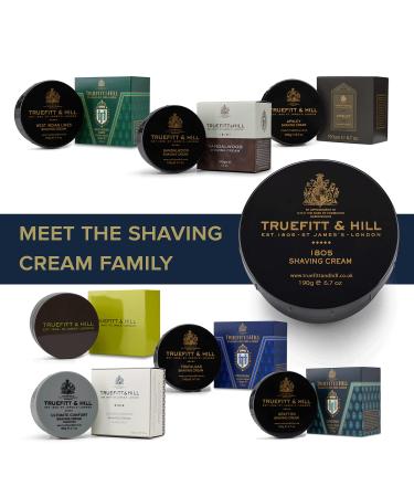 Truefitt Hill 1805 Shaving Cream Bowl - Smooth Glide for Close & Comfortable Shave (6.7 oz) - Buy Online on GoSupps.com