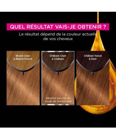 Garnier Coloration Permanente - Sans Ammoniaque - Aux Huiles Naturelles de Fleurs - Blond Dor (7.3) - Olia BLOND DORE 7.3 - Buy Online on GoSupps.com