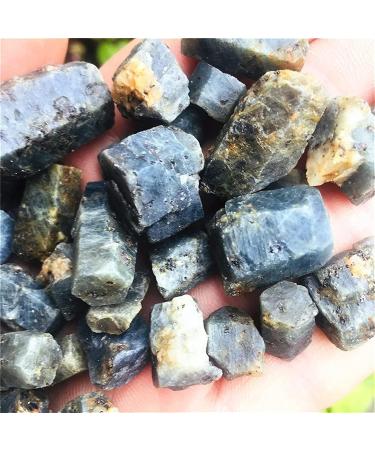 Minerals Stones 100g Natural Blue Corundum Einkristall Raw Stone Exemplar Sapphire raw Crystal raw Stone Crystal Stones Decoration Draw QINTINYIN Home Goods (Size : 50g) - Buy Online on GoSupps.com