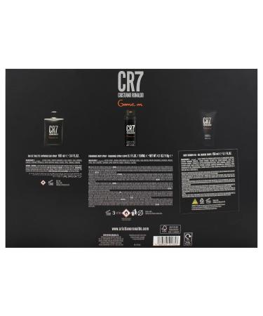 Cristiano Ronaldo Game On for Men - 3 Pc Gift Set 3.4oz EDT Spray 5.1oz Shower Gel 4.1oz Body Spray - Buy Online on GoSupps.com