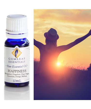 Gumleaf Essentials Happiness Essential Oil Blend - 10ml Cruelty Free & Vegan 100% Pure & Natural