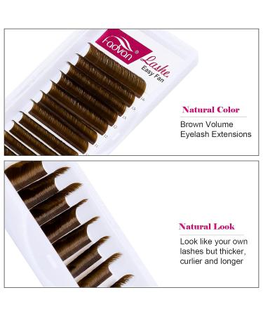 Self-Subject Volume Eyelash Extensions 0.07mm D Color - Easy Fan Lashes Mixed Tray (8-14mm) for Stunning Russian Volume - Buy Online on GoSupps.com