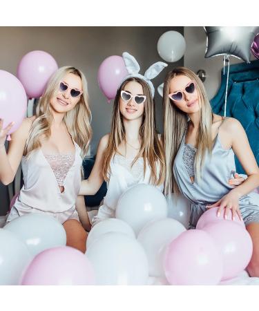 Loanzeg Satin Bridesmaid Scrunchies Set - Bachelorette Hair Ties for Wedding Party Favors - Bridal Shower Gift - No Damage Hairties in White & Sage Green (6 Pack) - Buy Online on GoSupps.com