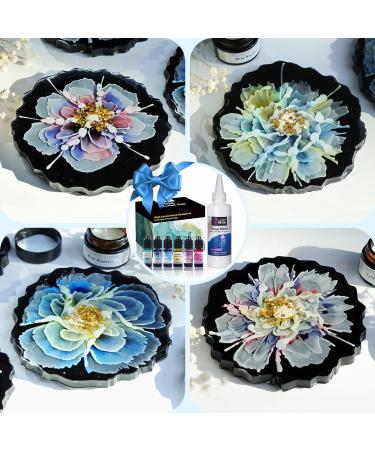 LET'S RESIN Ocean White Epoxy Resin Pigment 167g - UV Resistant Concentrated Paste for 3D Flower Coasters - Buy Online on GoSupps.com