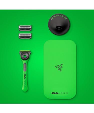 Gillette Labs Exfoliating Razor Razer Limited Edition 5 Blade Refills Travel Case - Buy Online on GoSupps.com