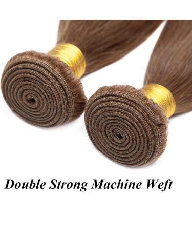 SEGO Brazilian Human Hair Bundles - 100% Virgin Straight Extensions 18 Light Brown Weave - Premium Real Hair - Buy Online on GoSupps.com