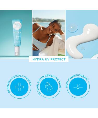 Bondi Sands Hydra UV Protect SPF 50+ Face Gel | Provides UVA & UVB Protection | Infused with ethically sourced algae | 50ml/1.69 FL OZ - Buy Online on GoSupps.com