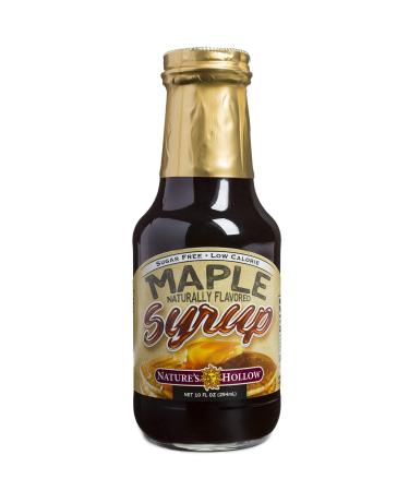 Nature's Hollow, Sugar-Free Maple Flavored Syrup, Non GMO, Keto Friendly, Vegan and Gluten Free - 10 Ounce 10 Fl Oz (Pack of 1)