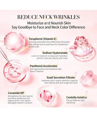 Grospe Neck Cream with Massage Roller - Firming & Smoothing Cream for Neck & Chest with Peptides & Hyaluronic Acid Anti-Wrinkle Treatment - Buy Online on GoSupps.com