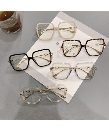 Siqiwl Oversized Retro Reading Glasses | Anti-Blue Light Square Frame for Computer Use | Fashionable & Stylish - Buy Online on GoSupps.com
